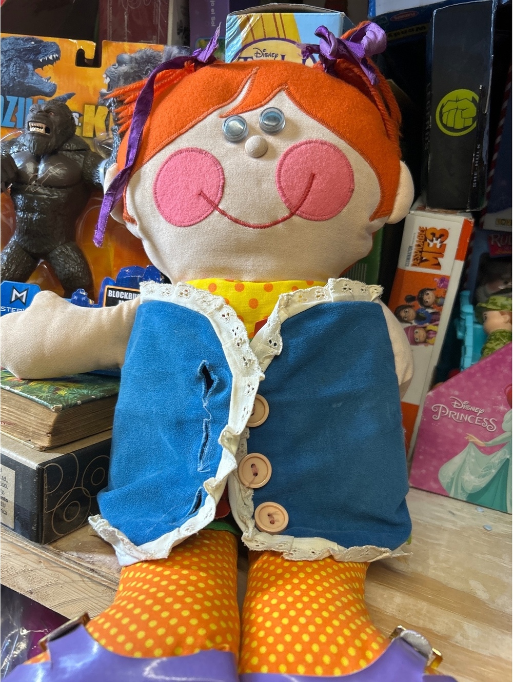 Vintage Playskool Dressy Bessy Doll with Removable Clothes